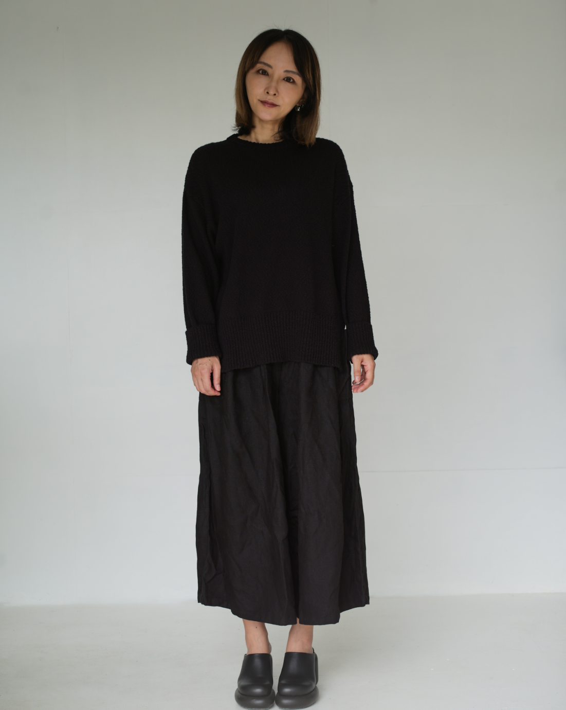 monochrome sweater black