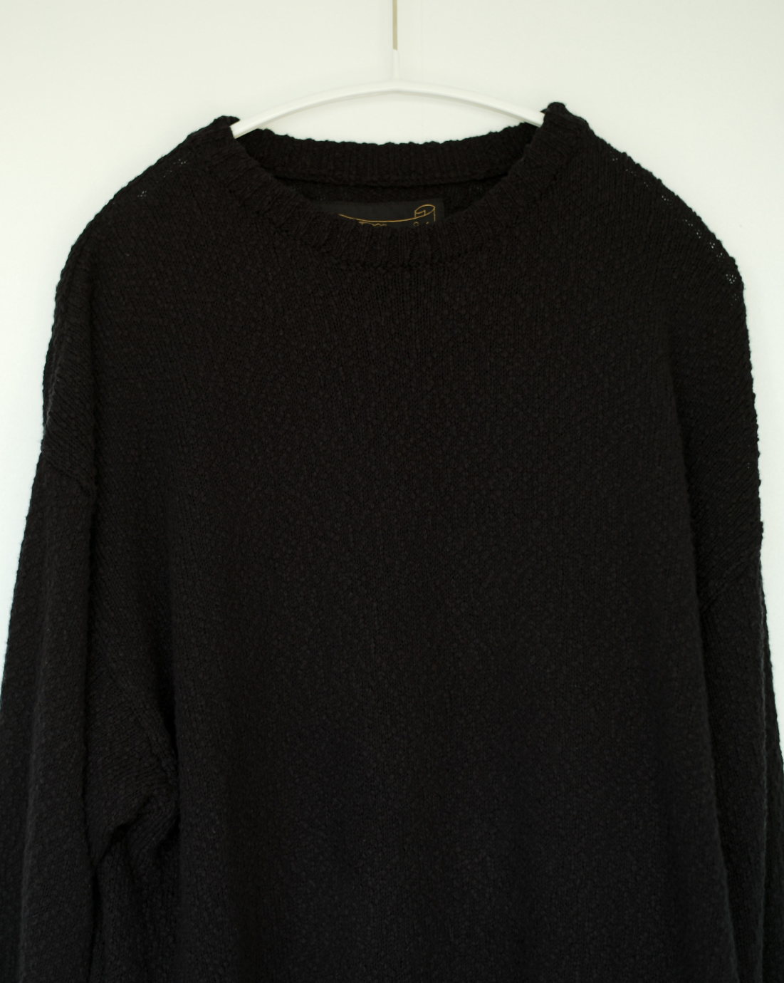 monochrome sweater black