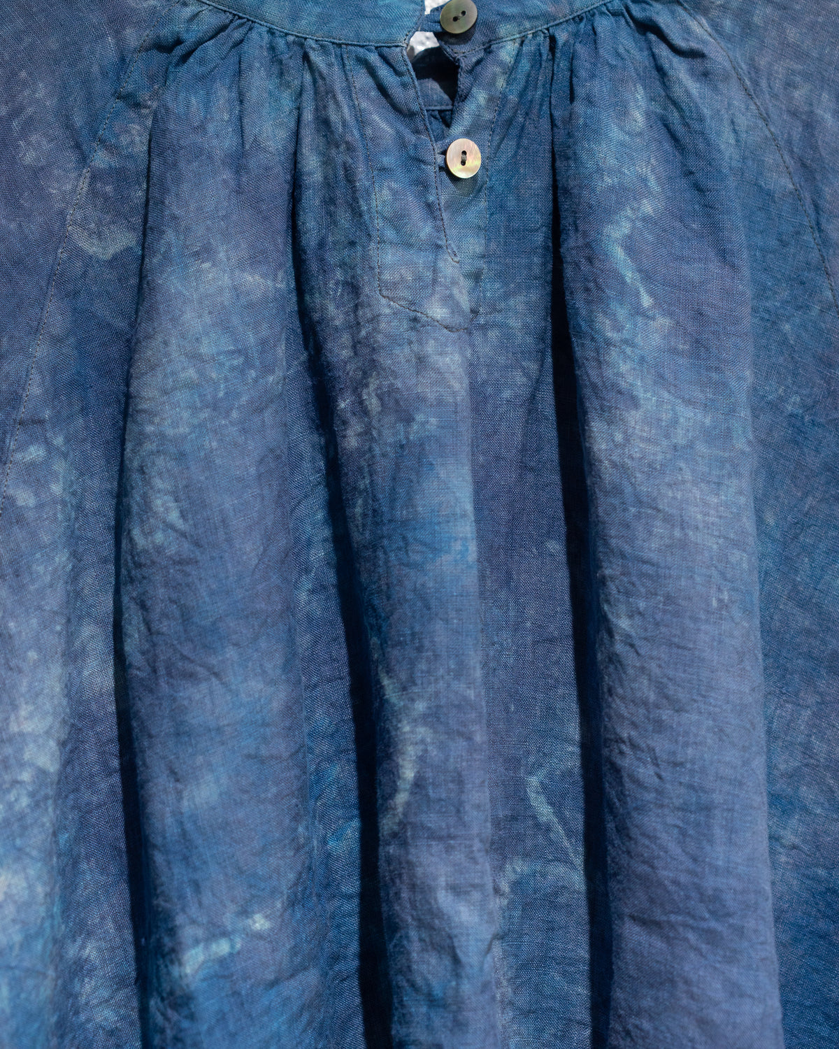 hand dyed 2way blouse