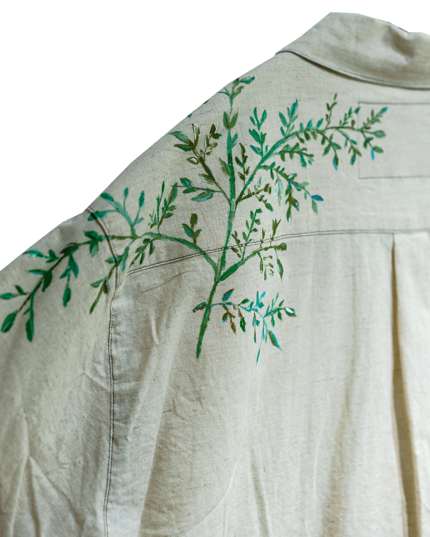 hand painted collection half sleeve shirt