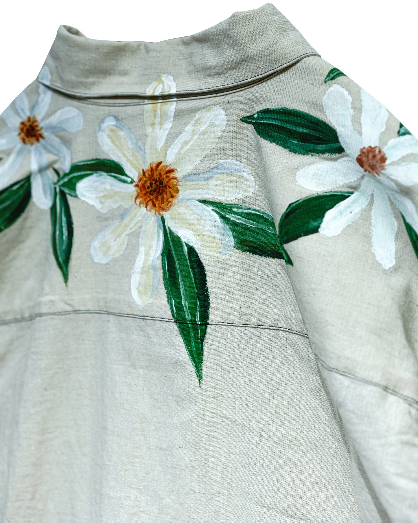 hand painted collection double pocket shirt