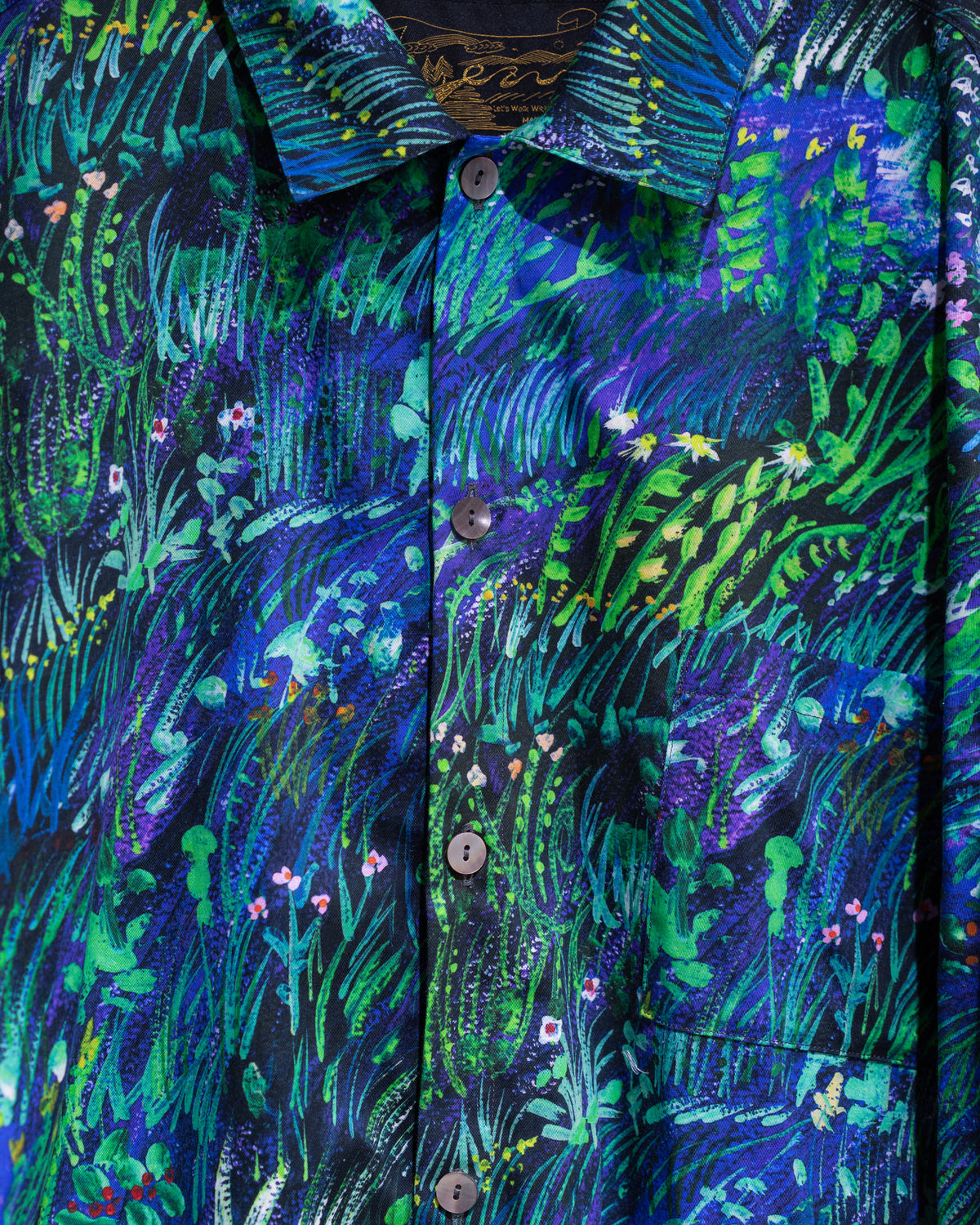 planetary field short sleeve shirt blue
