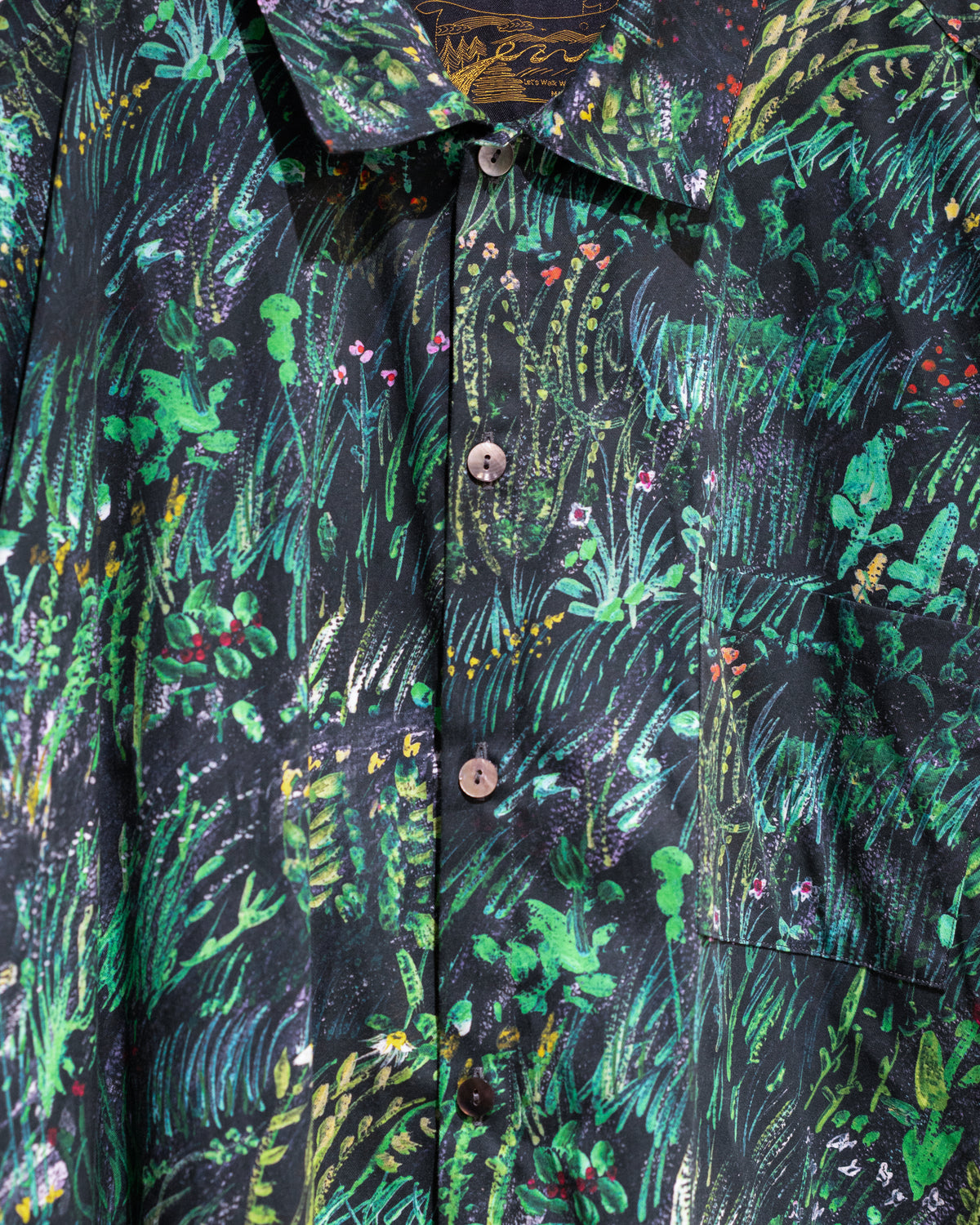 planetary field short sleeve shirt black