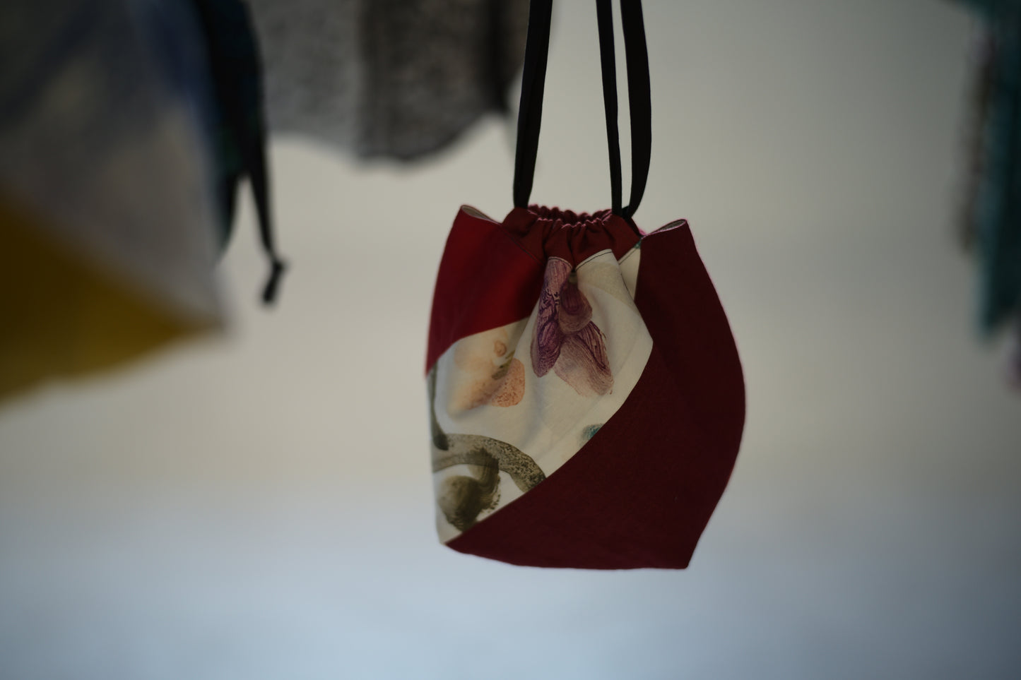 reversible kincyaku bag