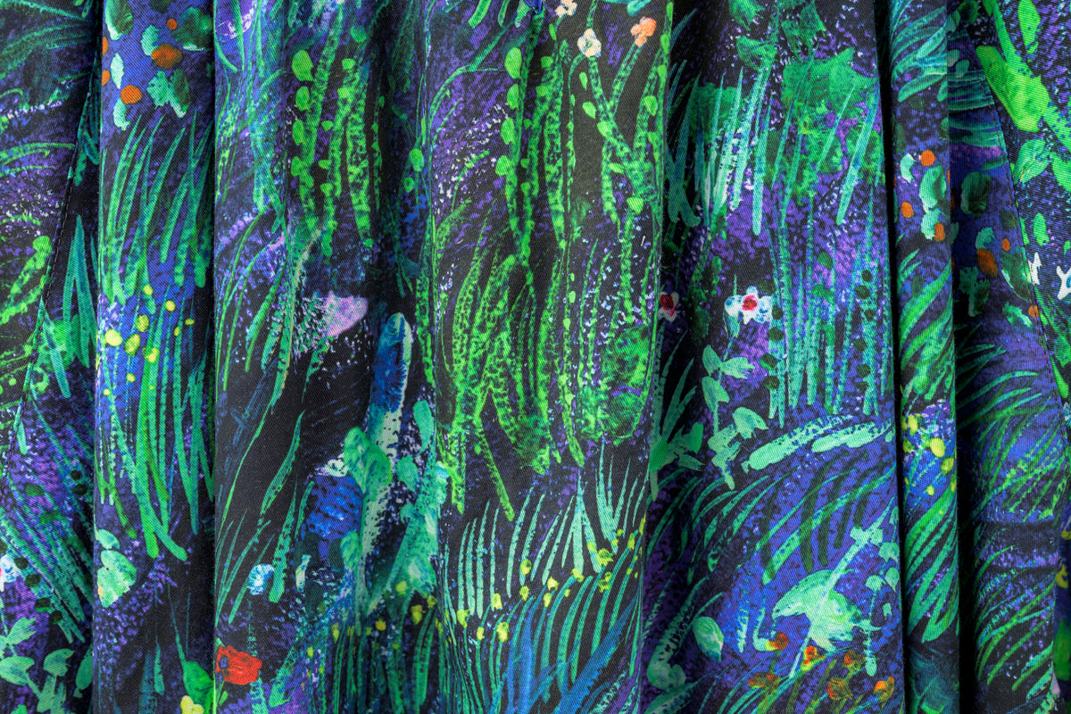 planetary field shepherd dress blue