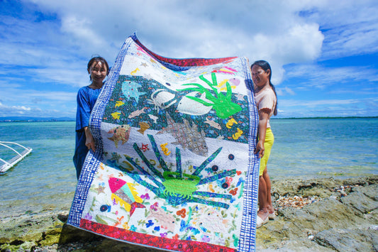 カオハガン島ではじまった、海の向こうの手仕事『ezuキルト』