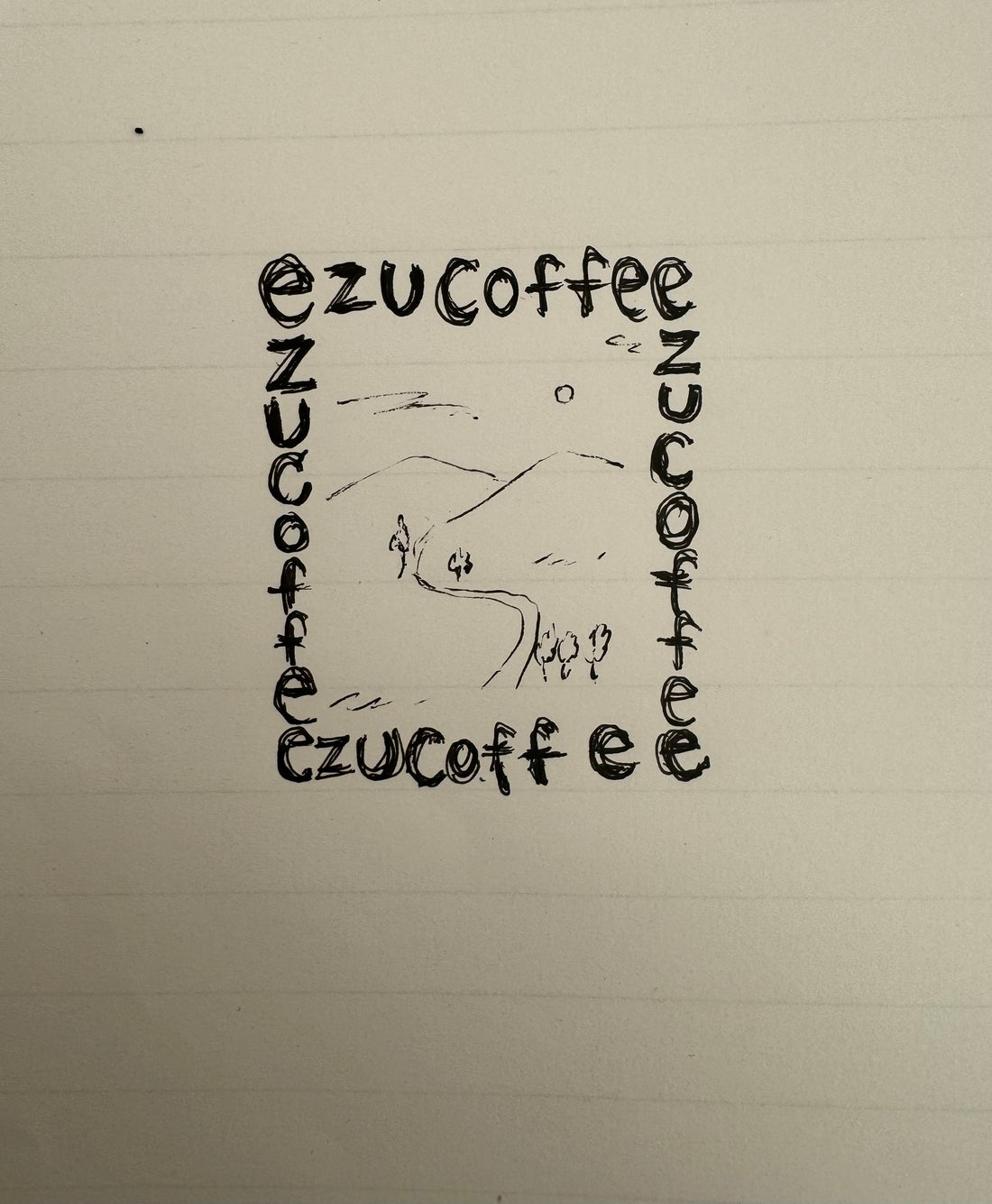 額縁の中は、空白のまま。ezu coffee のデザインのはなし