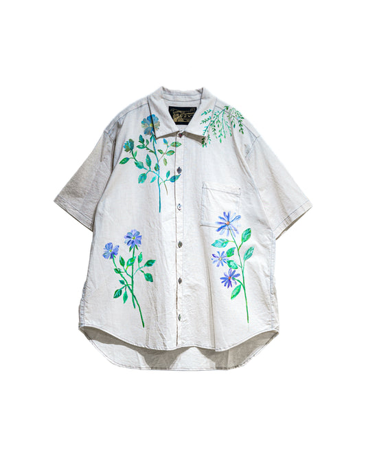 hand painted collection short sleeve shirt