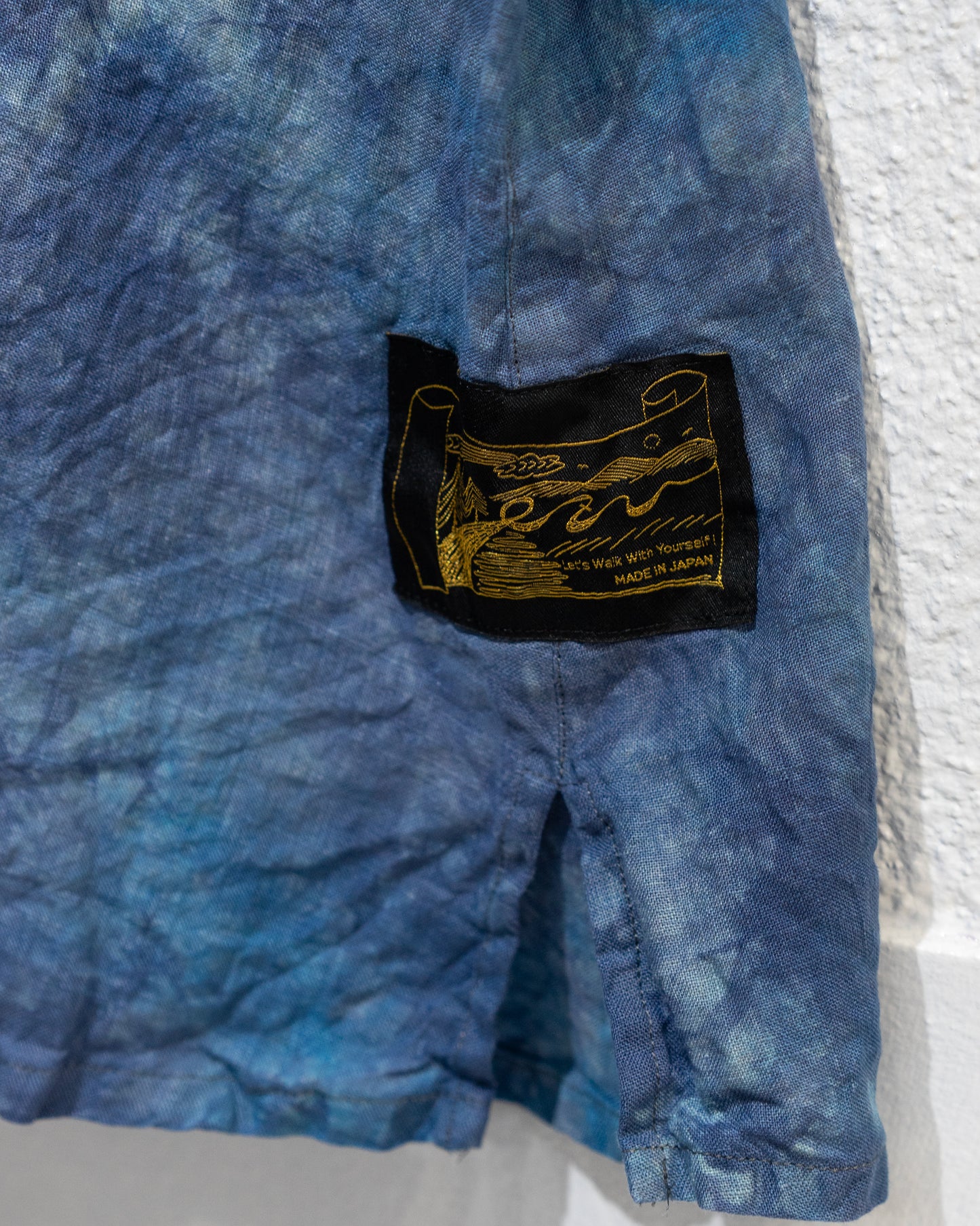 hand dyed 2way blouse