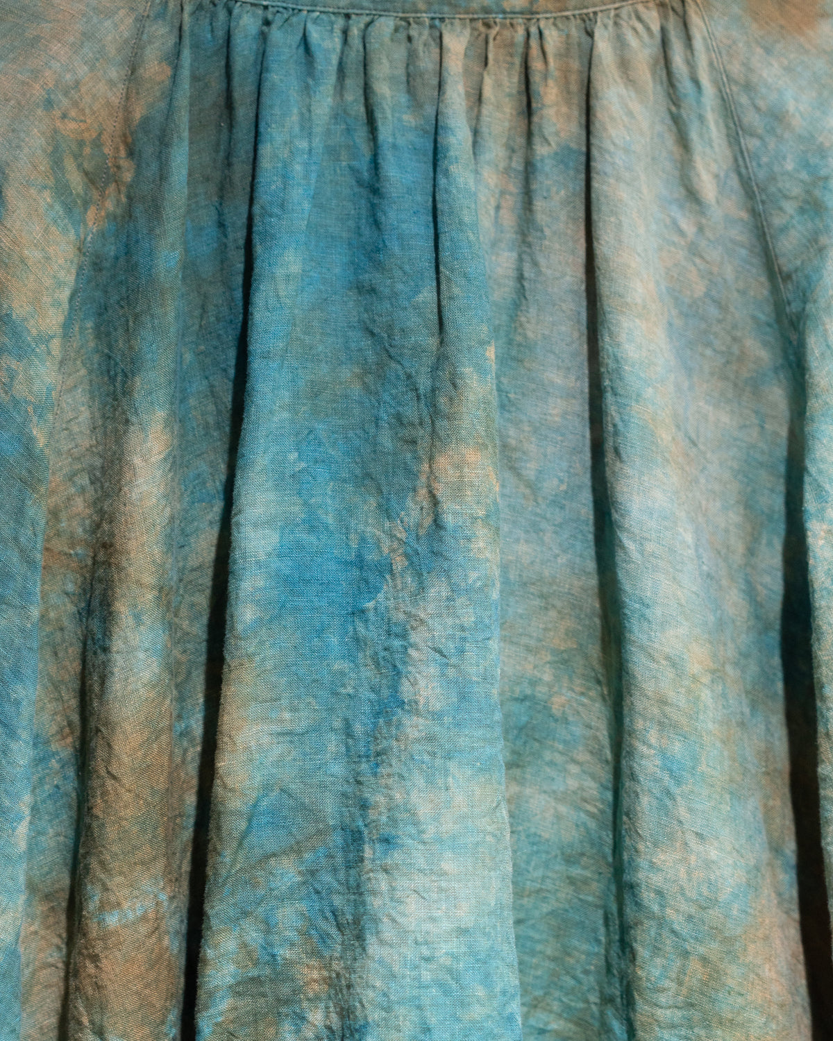 hand dyed 2way blouse