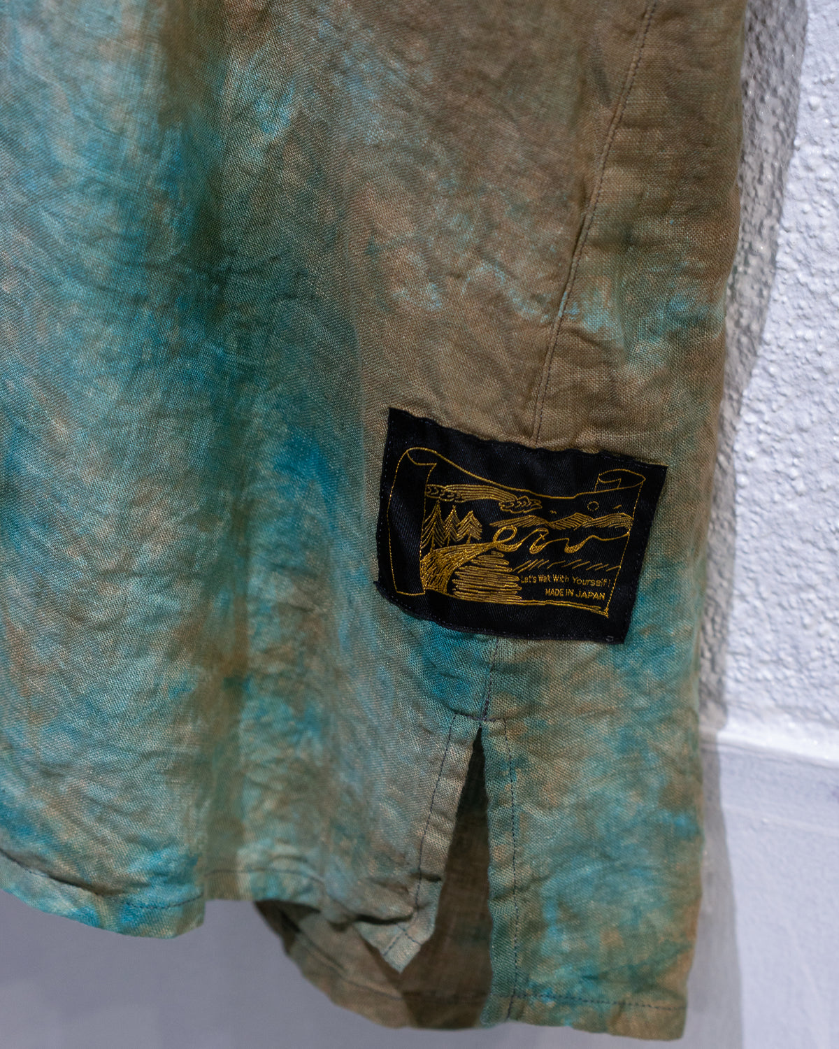hand dyed 2way blouse