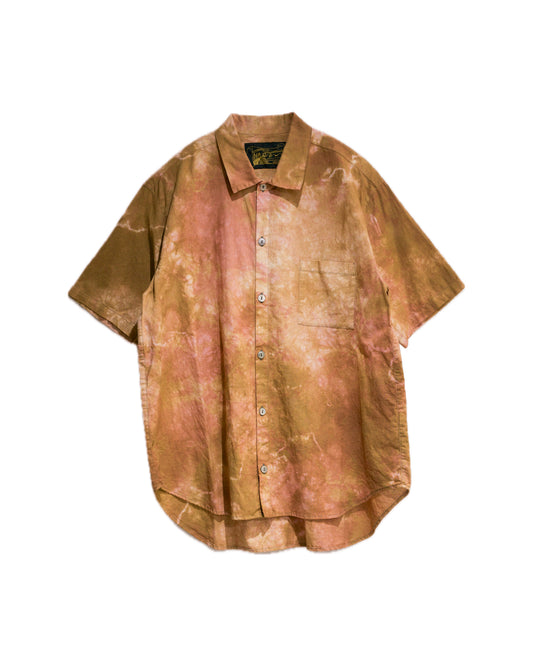 hand dyed short sleeve shirt