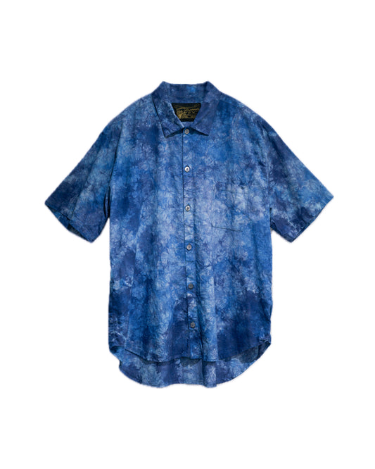 hand dyed short sleeve shirt
