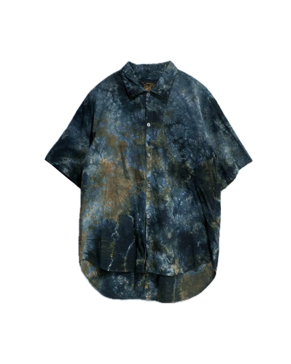 hand dyed short sleeve shirt