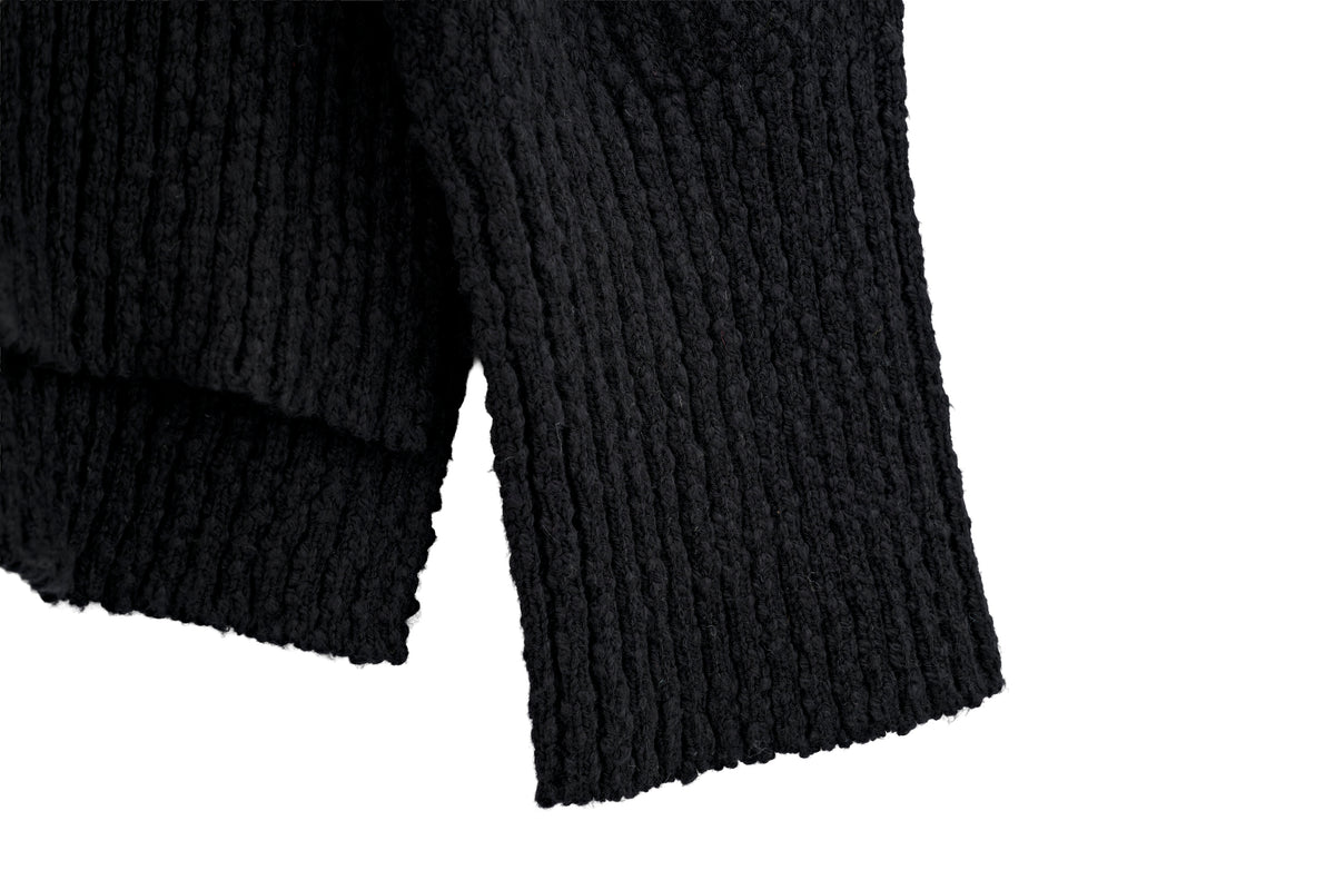 monochrome sweater black