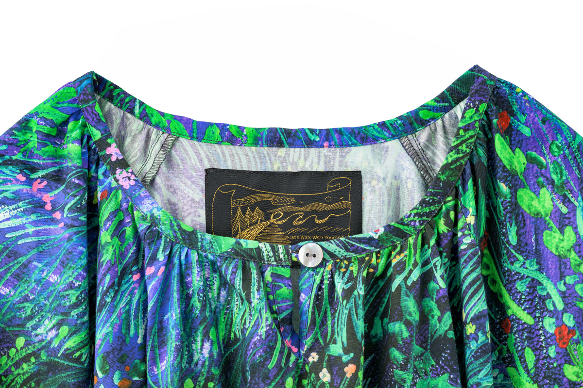 planetary field shepherd dress blue