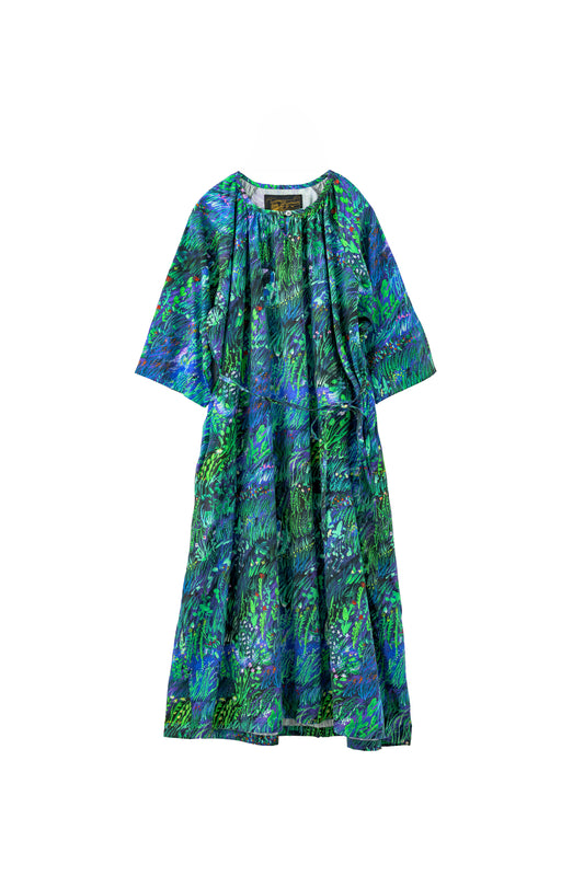 planetary field shepherd dress blue