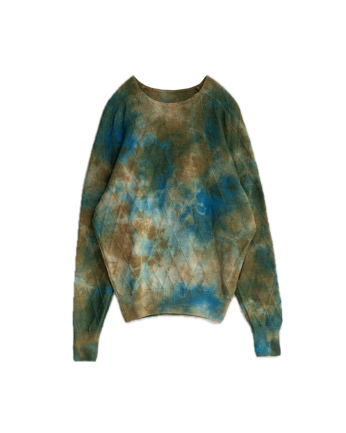 diamond knitted sweater kagozome