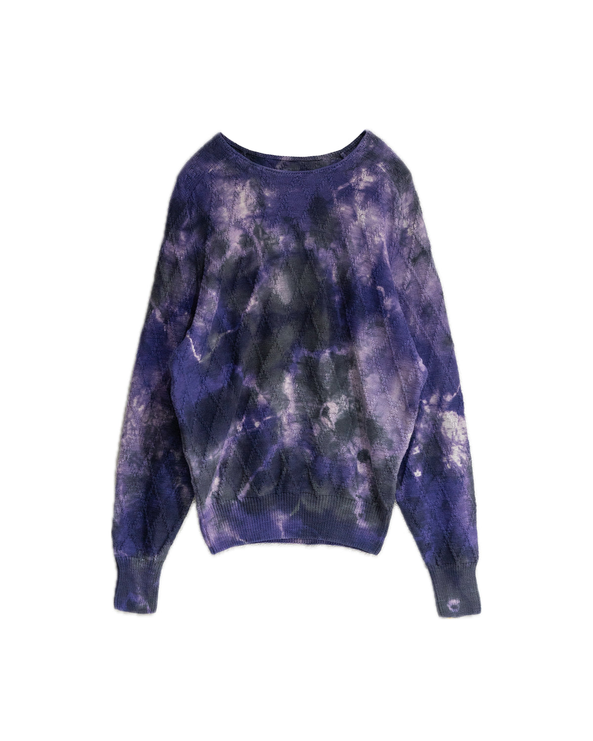 diamond knitted sweater kagozome