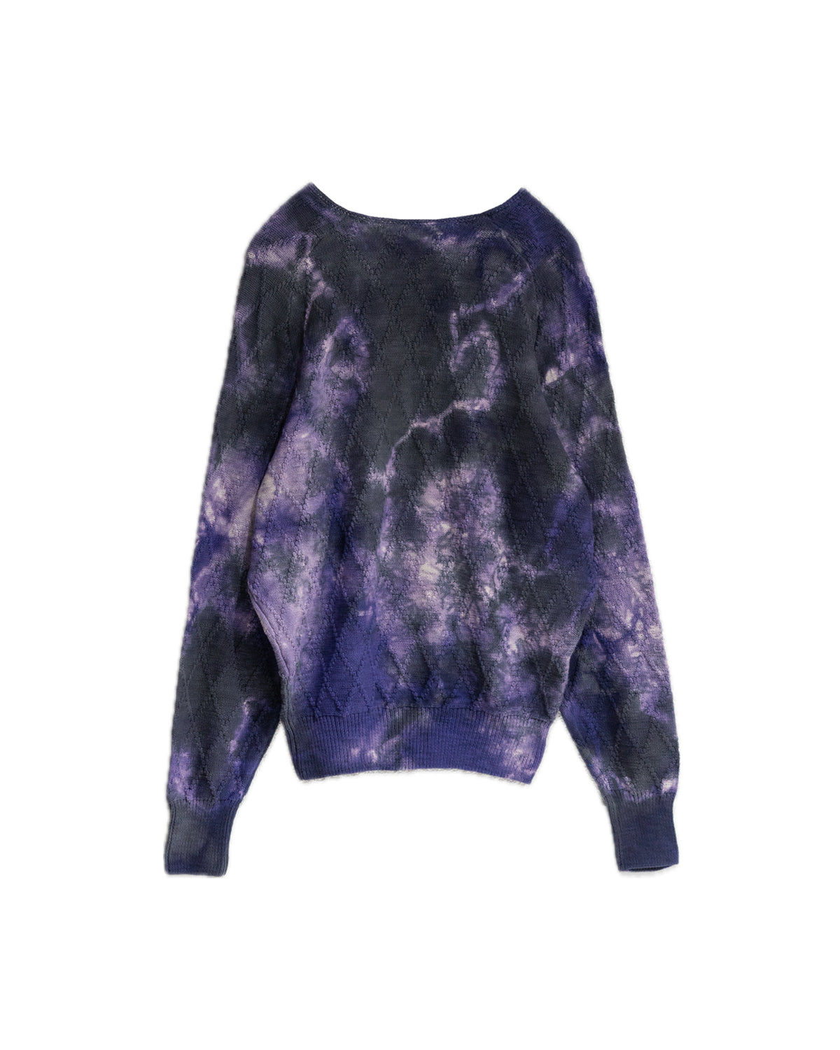 diamond knitted sweater kagozome