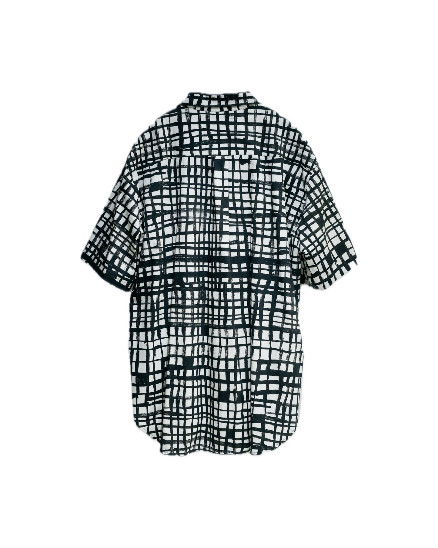 finger line half sleeve shirt
