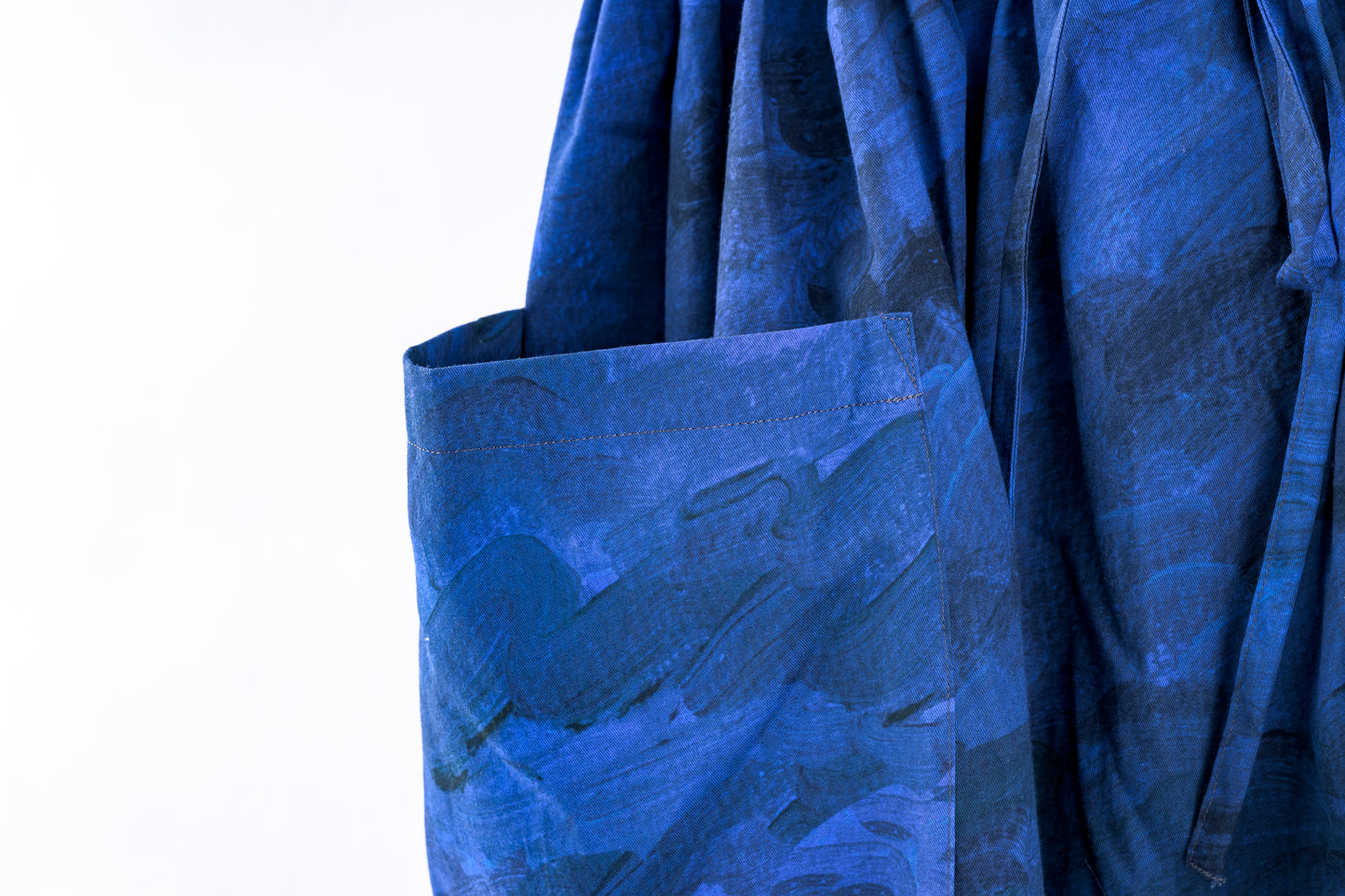 wave gathered skirt