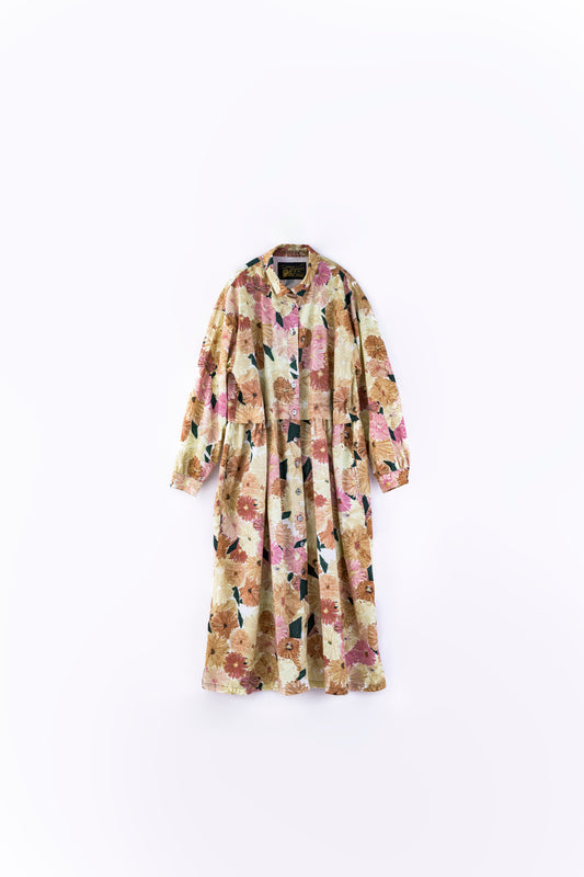 color swatch shirt dress