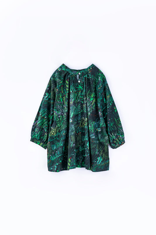 planetary field 2way blouse black