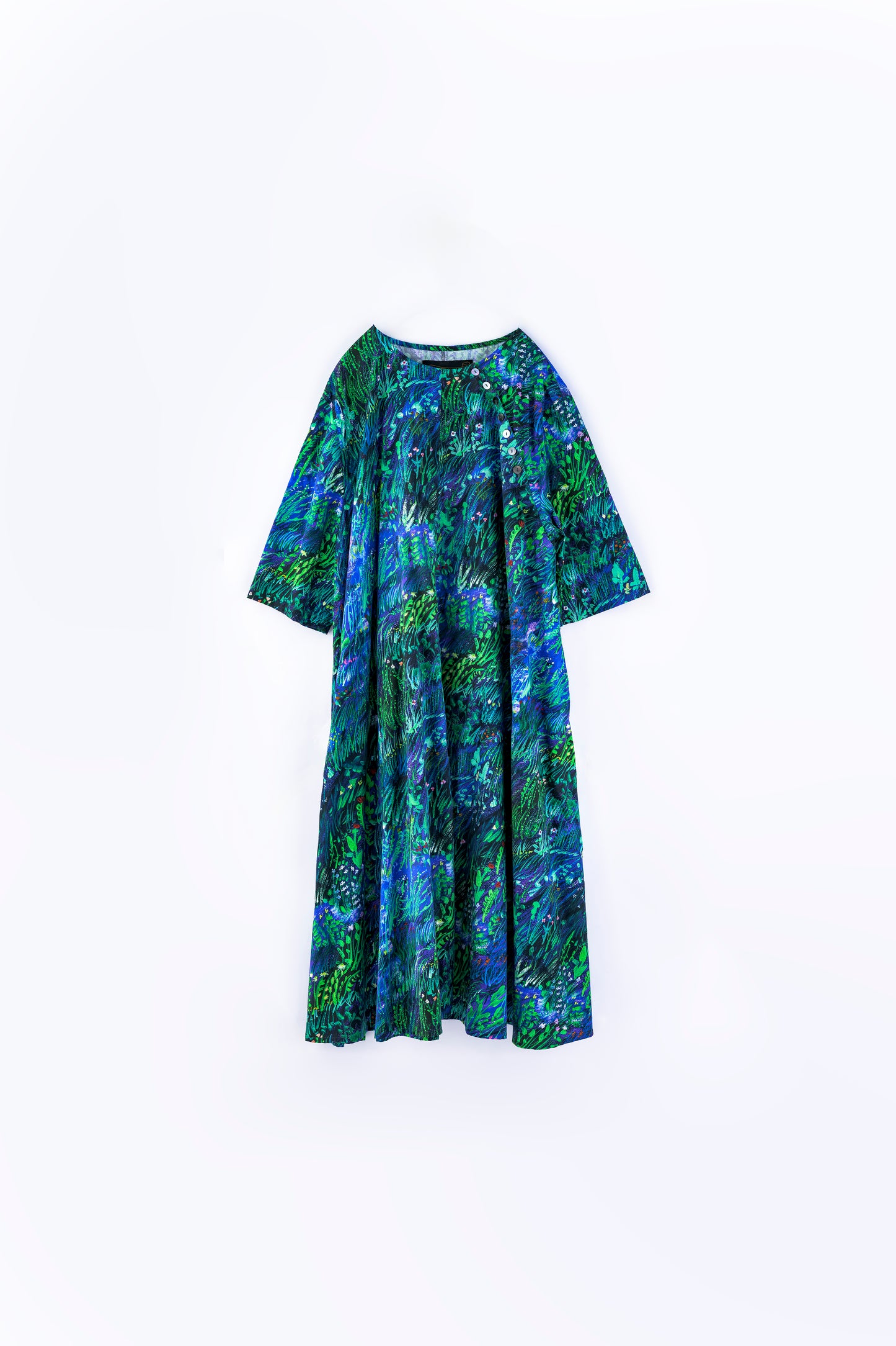 planetary field hiens dress blue
