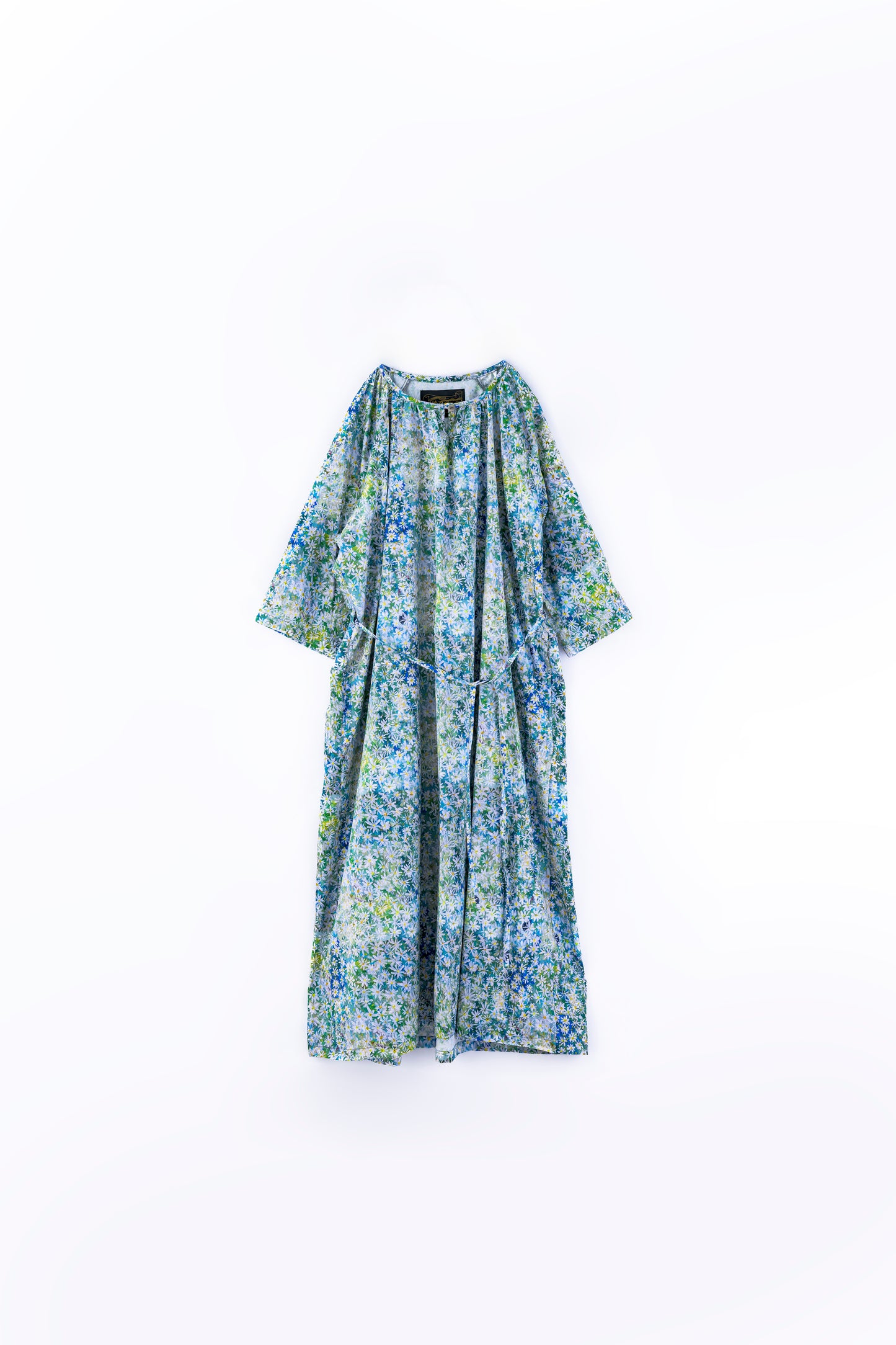 white flowers shepherd dress