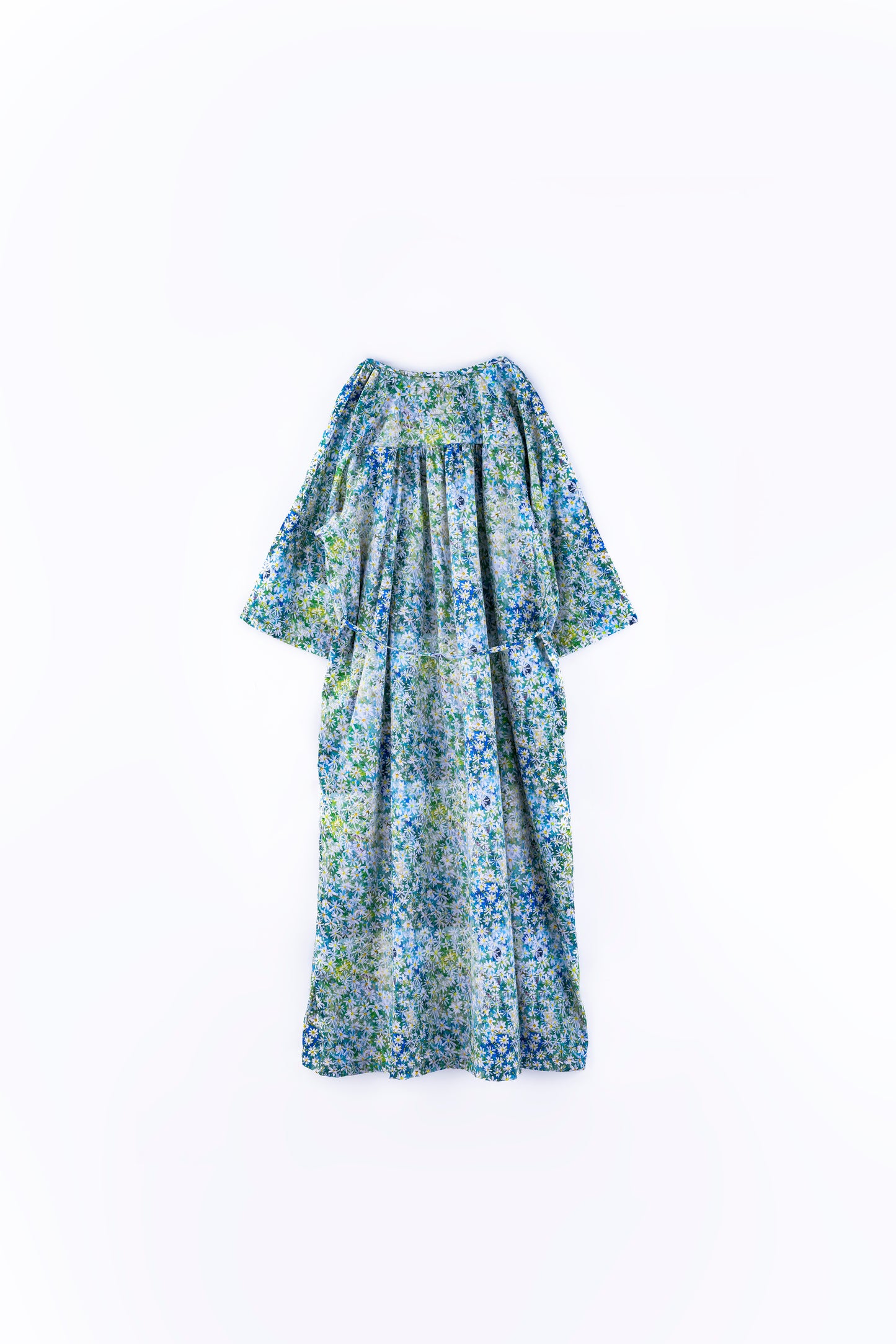 white flowers shepherd dress