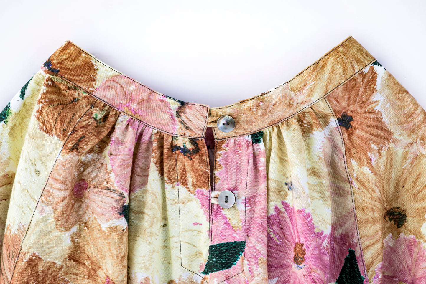 color swatch 2way blouse