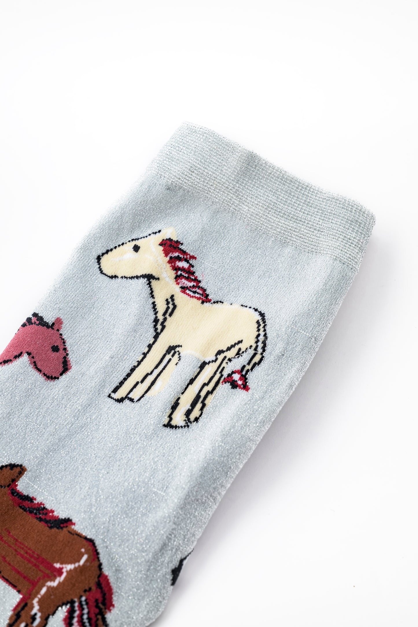 horses chattering socks