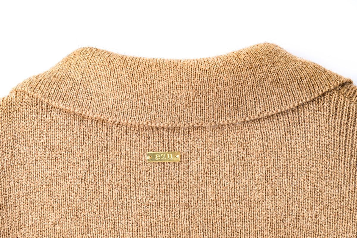 baby camel cardigan