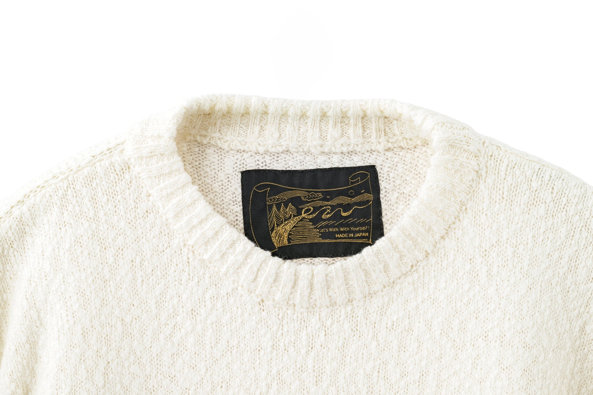 monochrome sweater white
