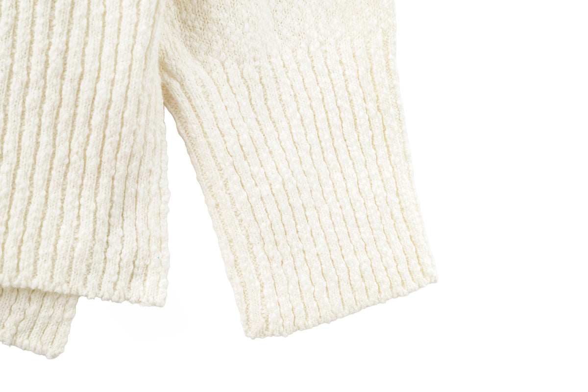 monochrome sweater white
