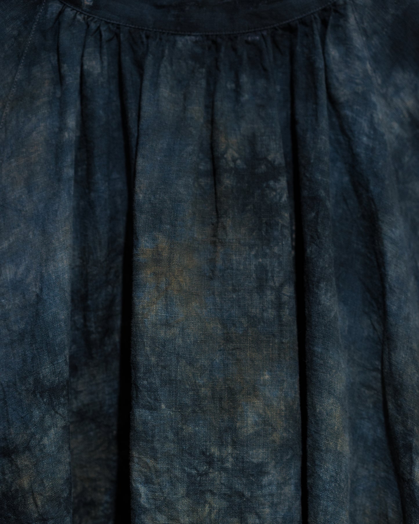 one of one hand dyed 2way blouse