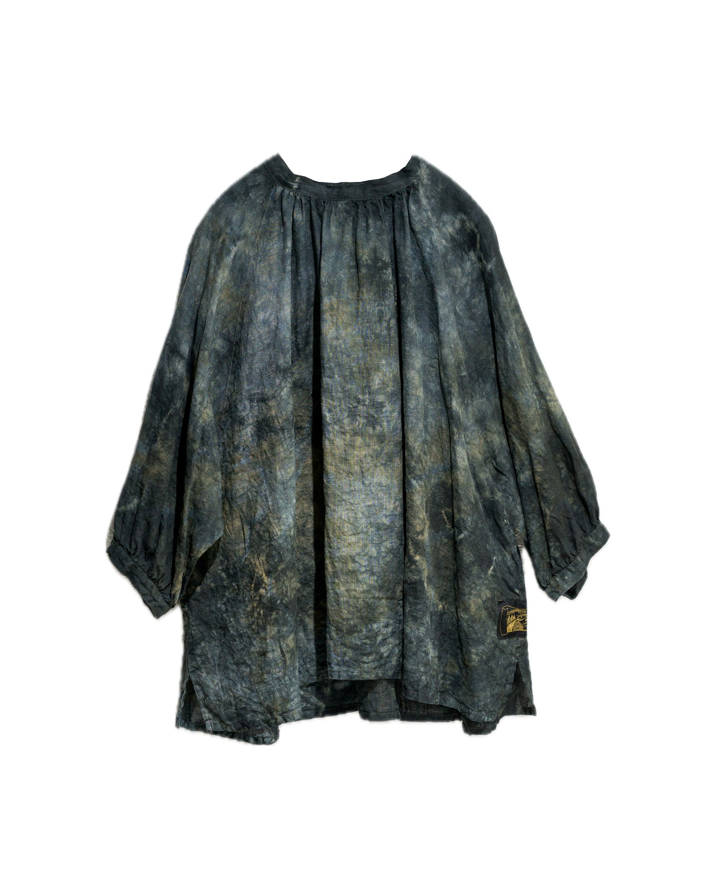 one of one hand dyed 2way blouse