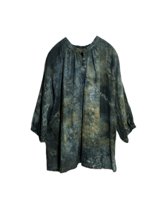 hand dyed 2way blouse