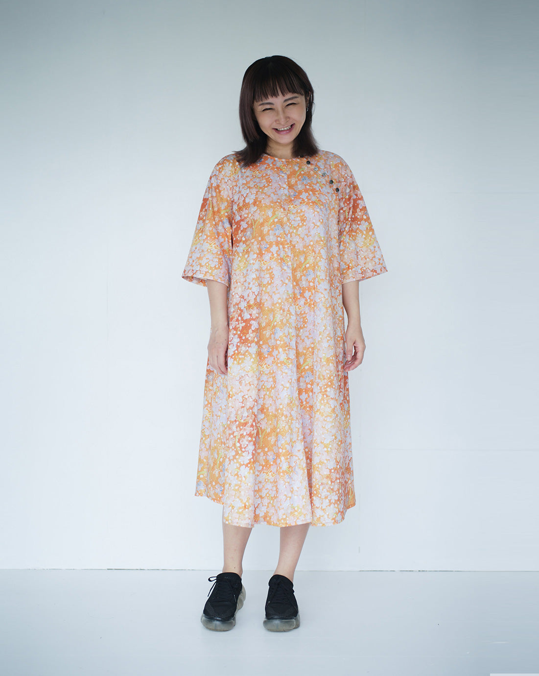 with flowers ヒエン夫人のワンピース – ezu