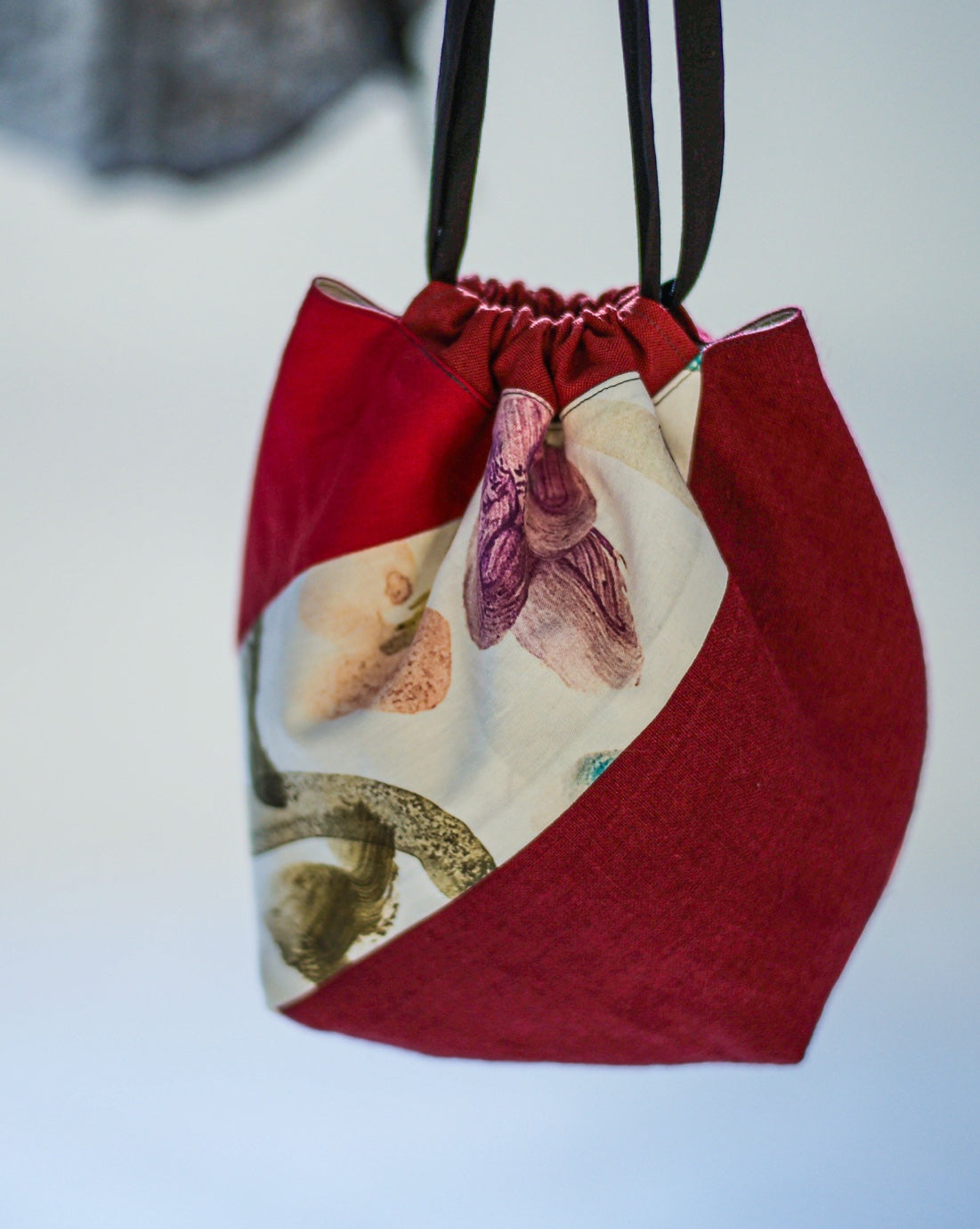 reversible kincyaku bag