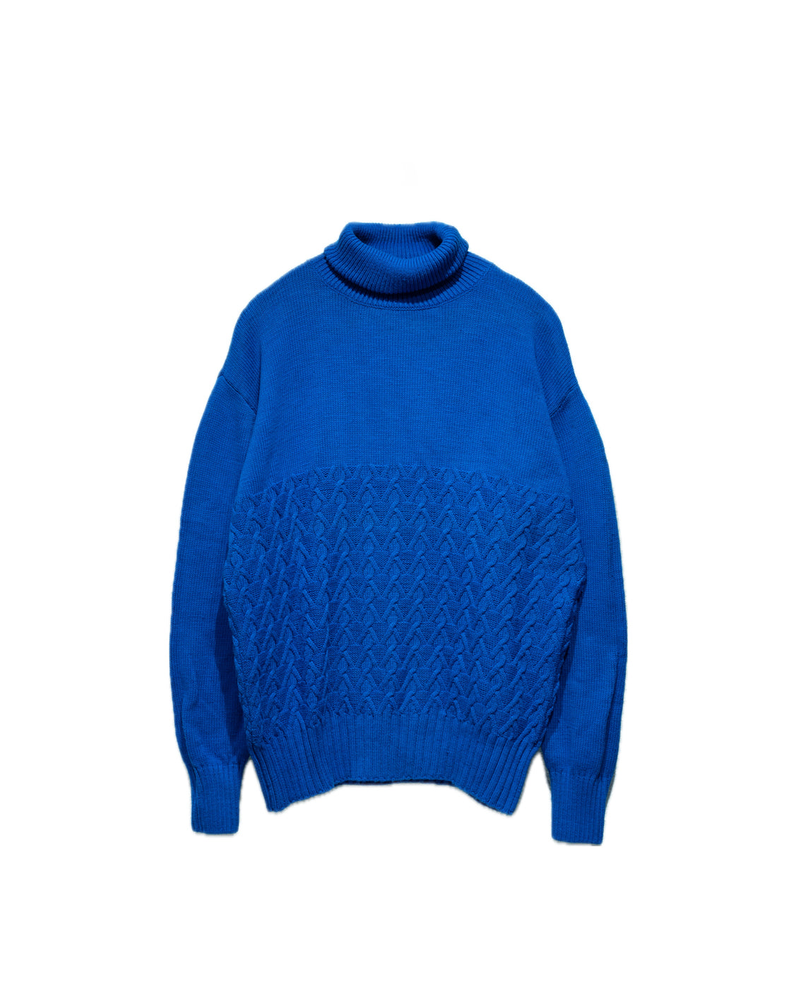 turtleneck sweater blue