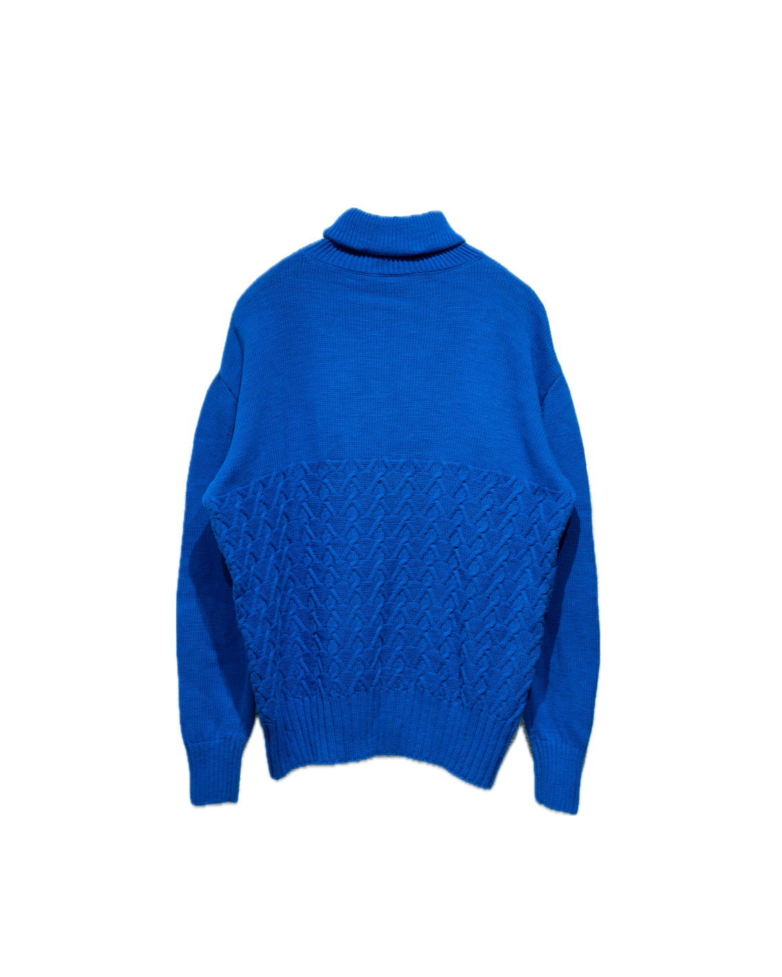 turtleneck sweater blue