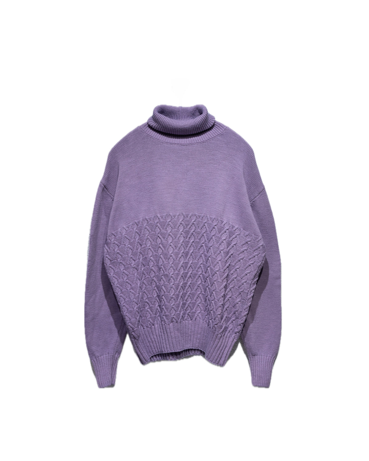 turtleneck sweater lavender