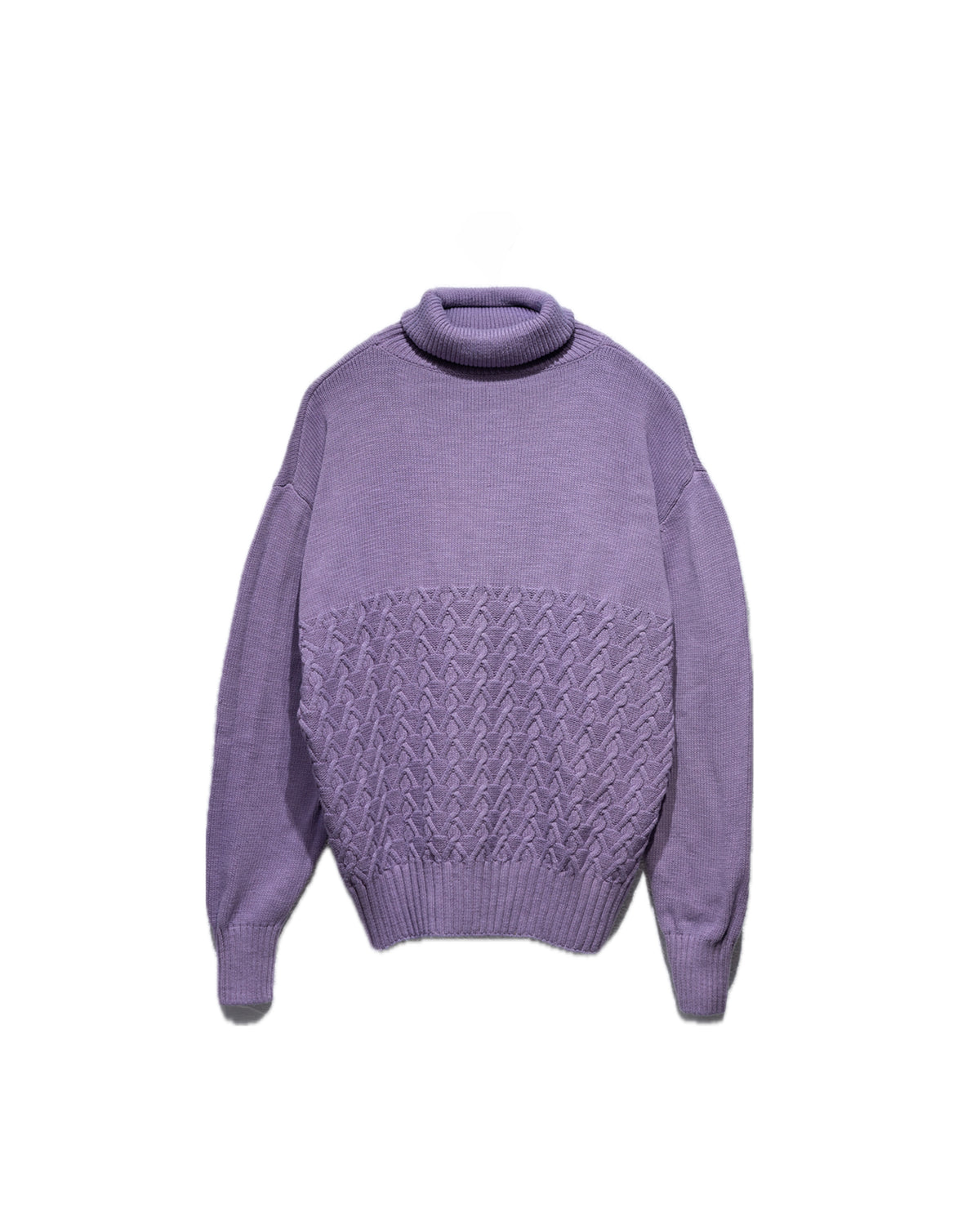 turtleneck sweater lavender
