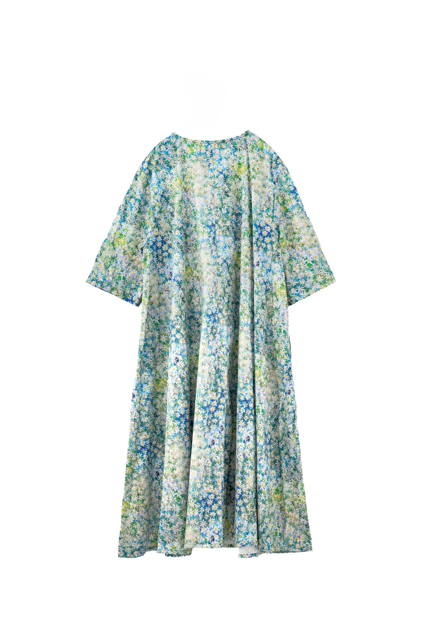 white flowers hiens dress